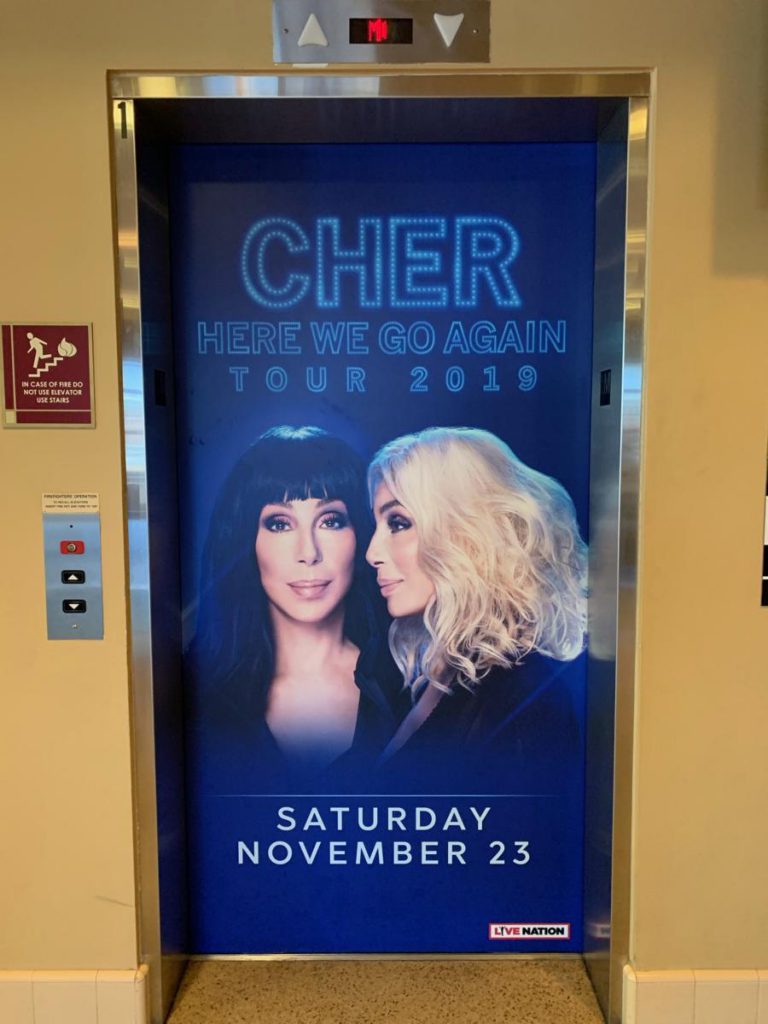Cher Here we go again poster