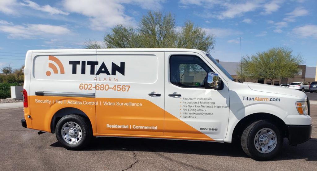 Titan Big Van Alarm Wrap