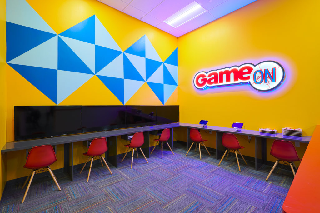 Game On Yellow Wall Design