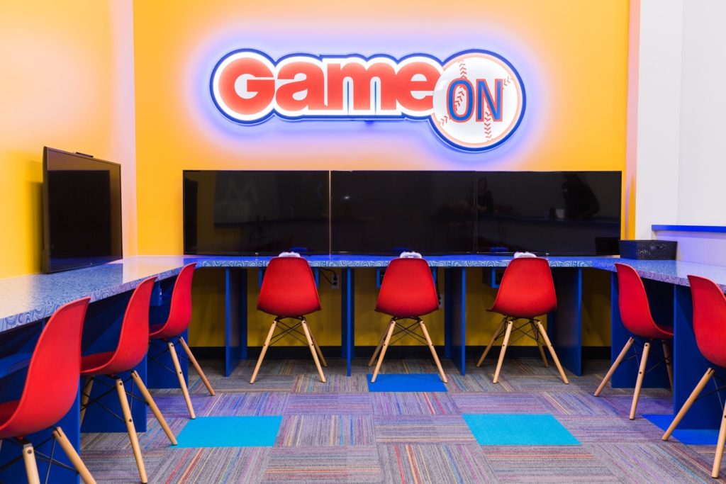 Game On Yellow Wall Design