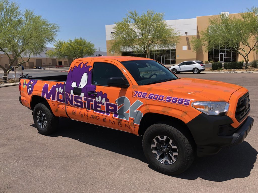 Monster 24 Vehicle Wrap